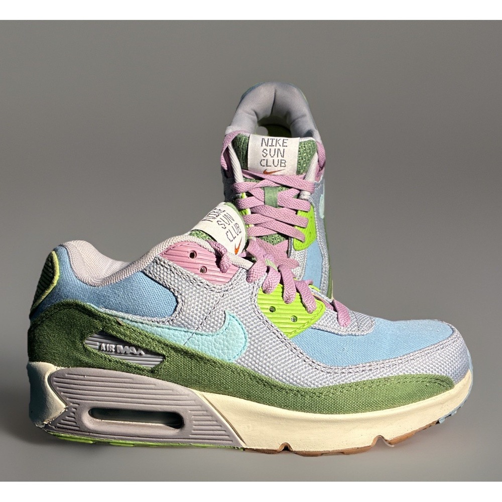Nike Air Max 90 SE Sun Club Treeline GS DQ4016-400 Size 6.5Y Women 8
